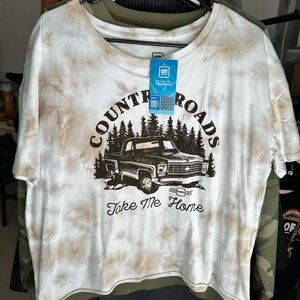 Junior sized XXL Chevy crop top. Brand new with tags